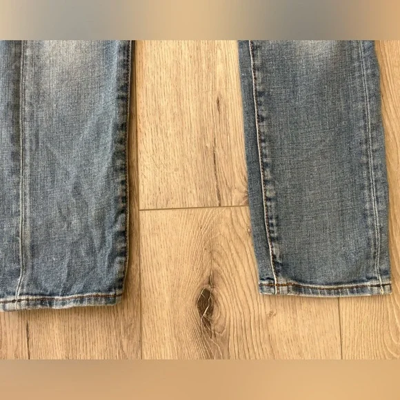 Pilcro and the Letterpress Distressed Blue Slim Jeans - Picture 2 of 5